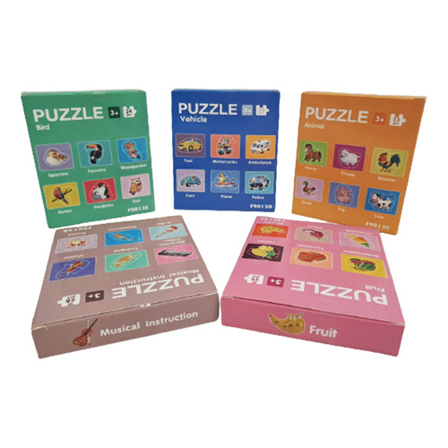 Rompecabezas Puzzle 6 Modelos Infantil