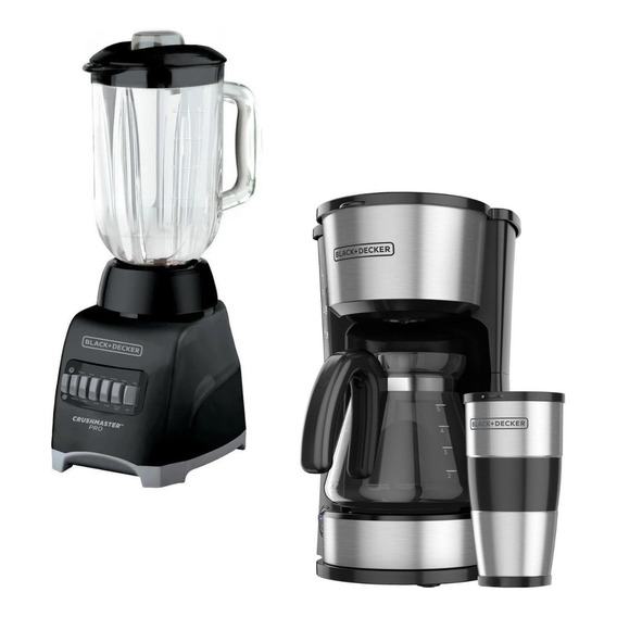 Combo Black+decker Licuadora Bl1000 + Cafetera Cm0755s Color Lavanda