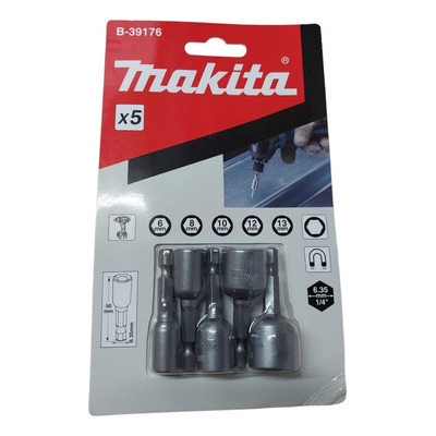 Set Boquilla Magnetica 6-8-10-12-13 Makita B-39176 Enc 1/4