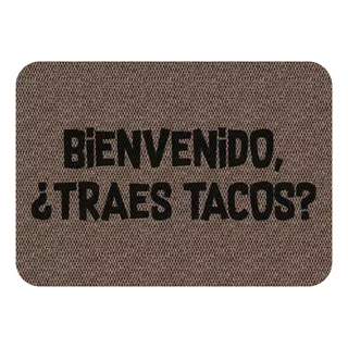 Tapete Decorativo Con Diseño Traes Tacos 70x50