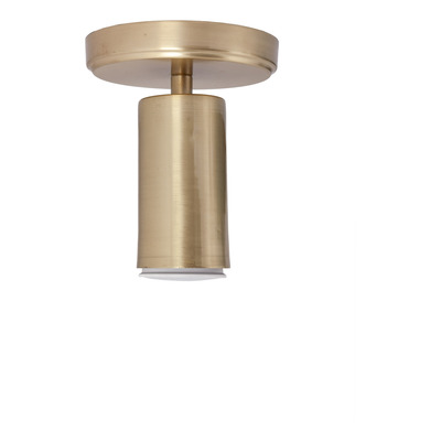 Aplique 1 Luz Dorado Zunko Fijo Plafon Apto Led Gu10 Deco