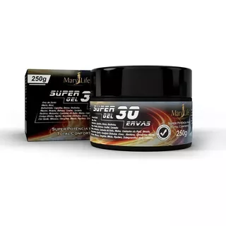  Kit 12 Super Gel 30 Ervas Mary Life 250g