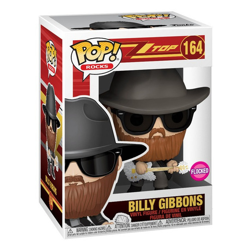 Funko Pop! Rocks 164 Zz Top Billy Gibbons