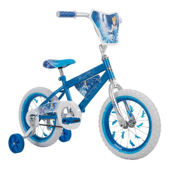 Bicicleta R14 Huffy Disney Cenicienta Color Azul Claro Tamaño Del Cuadro 14