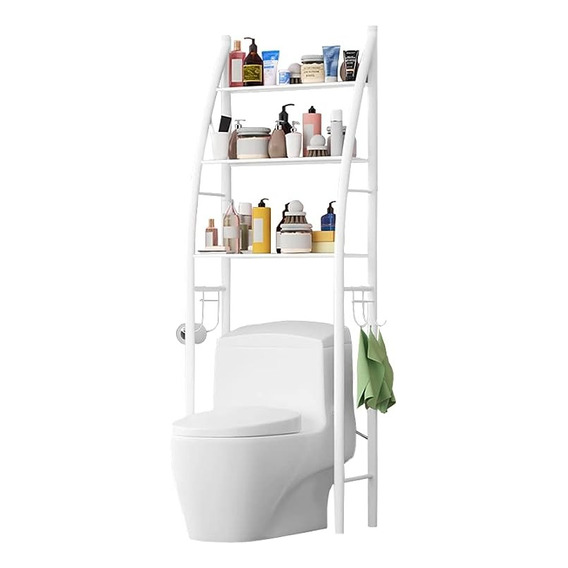 Mueble Organizador De Metaltres Repisas Para Baño Toilet