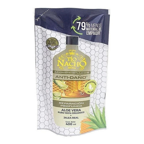 Tio Nacho Acondicionador Anti-daño Aloe Vera Doypack 400ml