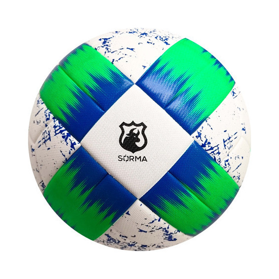 Pelota Futbol N5 Termosellada Apto Profesional Color Verde