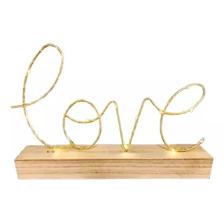 Cartel Love Decorativo Luz Led Regalos O Aniversario