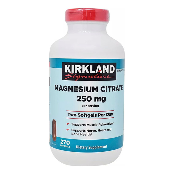 Kirkland Signature Citrato De Magnesio Rápida Absorción