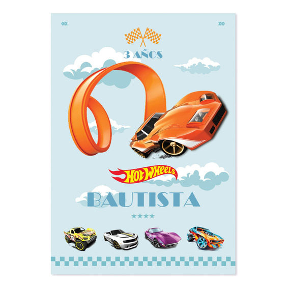 Kit Imprimible Autos Hot Wheels Tukit