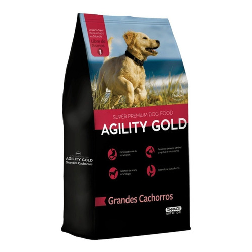 Agility Gold Grandes Cachorros X 3 Kg