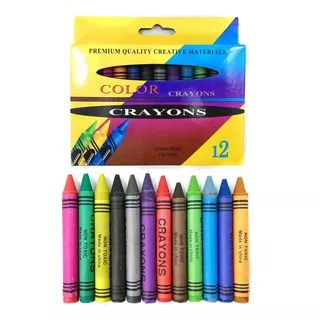 Crayolas Gruesas 12 Colores, En Caja