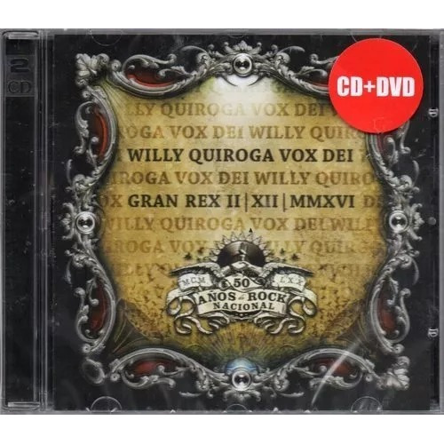 Willy Quiroga Vox Dei Gran Rex 2016 Cd Dvd Nuevo Oiiuya