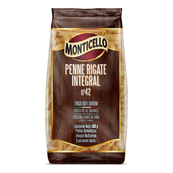 Penne Rigate Integral Monticello - g