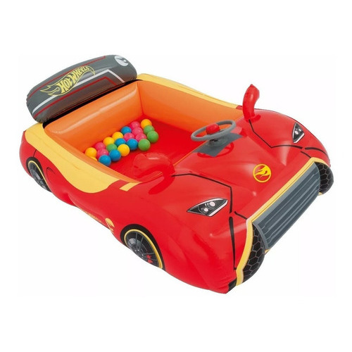 Centro De Juegos Pelotero Auto Hot Wheels Bestway 