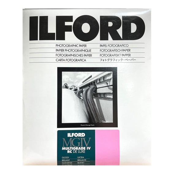 Papel Ilford Blanco Y Negro 13x18 100 Hojas Brillo (4484)