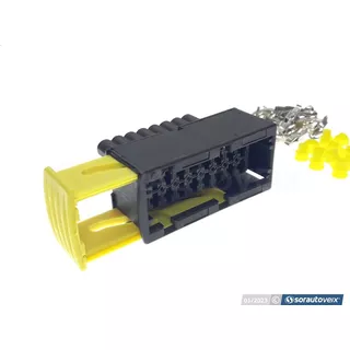 Conector Plug Do Módulo Mercedes Pld Axor Atego Kit 15 Vias