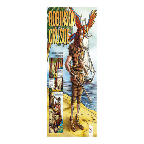 Robinson Crusoe  (novela Gráfica Tapa Dura), De Defoe, Daniel. Editorial Origo Ediciones, Tapa Dura, Edición 1 En Español, 2017