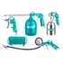 Kit, 5 Accesorios Aire Total, Pistolas Y Manguera, Compresor