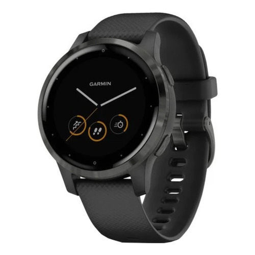 Reloj Garmin Smartwatch Vivoactive 4s Spotify Tienda Oficial Color de la caja Black Color de la malla Black Color del bisel Slate