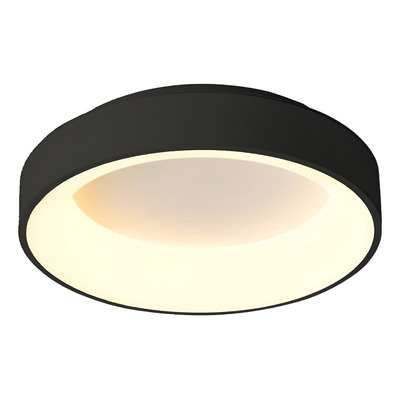 Plafon Led Bag Negro Calido 40cm Deco Moderno Dx