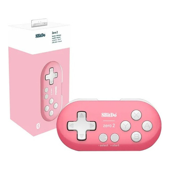 Gamepad 8bitdo Zero 2 Bluetooth Nintendo Switch Pc Color Rosa