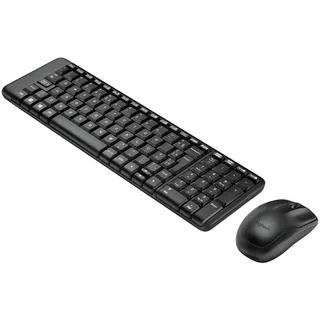 Kit Teclado E Mouse Sem Fio Mk220 Preto Logitech