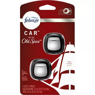 Febreze Aromatizante Auto Pack 2 Pzas De 2 Ml Old Spice