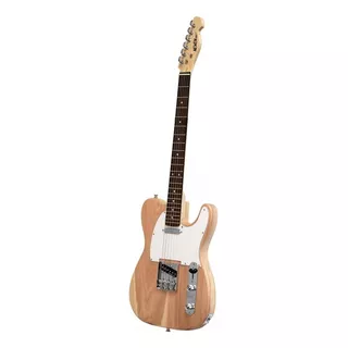 Guitarra Eléctrica Newen Tl Newen De Lenga Madera Natural Laca Poliuretánica Con Diapasón De Palo De Rosa