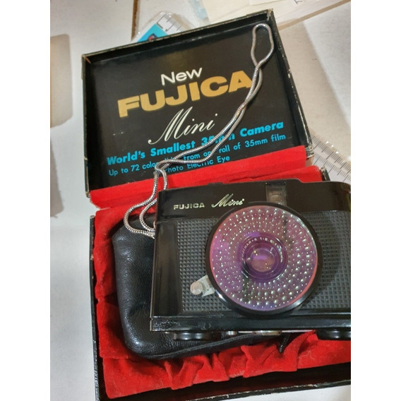  Camara Fotografica New Fujica Mini 35 Mm- Medio Cuadro