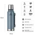 Termo Stanley 1.4 Litros Con Manija Color Azul Lake