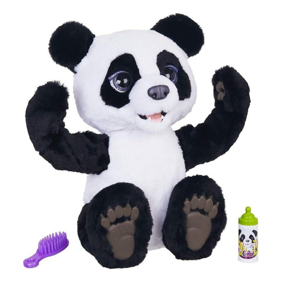 Peluche Juguete Furreal Interactivo Oso Panda Plum Nuevo