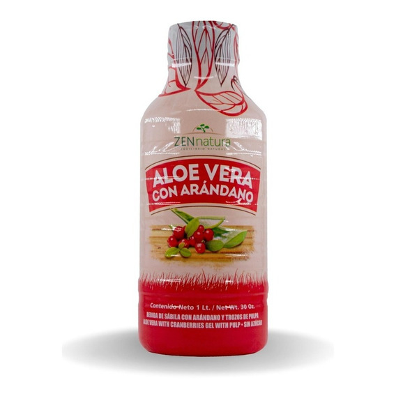 Aloe Vera Con Arándano Zen Natura 1l Antioxidante Diurético