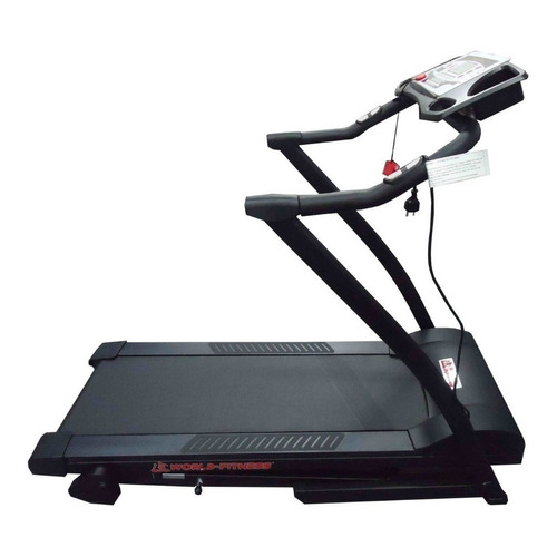 Cinta de correr eléctrica World Fitness 525GS 220V color  negro