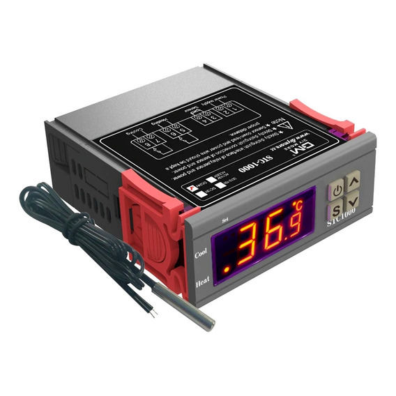 Controlador De Temperatura Digital Stc-1000 Frio/calor 24v