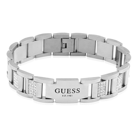 Pulsera Para Hombre Guess Frontiers  Acero Jumb01341jwstt/u