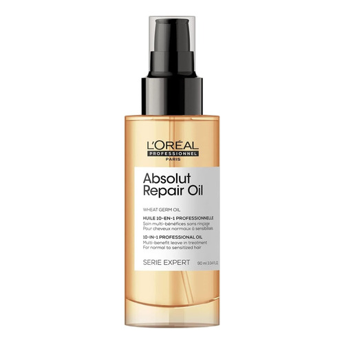  L'Oréal Professionnel Suero Reparador De Cabello Dañado 90 Ml Absolut Repair Gold