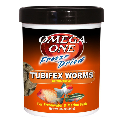24g Tubifex Worms Alimento Peces Acuario - G A $996
