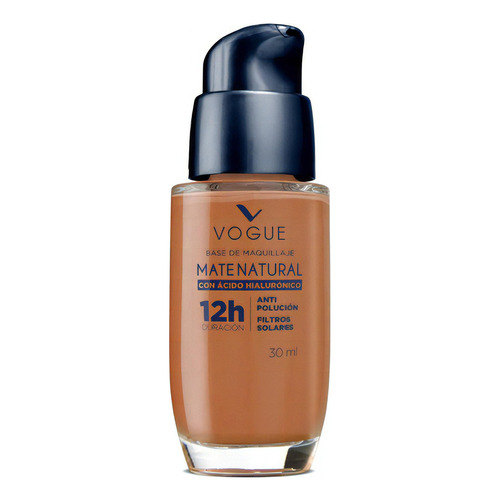 Base de maquillaje líquida Vogue Mate Natural Natural Base De Maquillaje Vogue Mate Natural 30ml tono canela - 30mL 30g