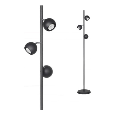 Lampara De Pie 3 Luces Gu10 Manu Moderna 153 Cm Cival
