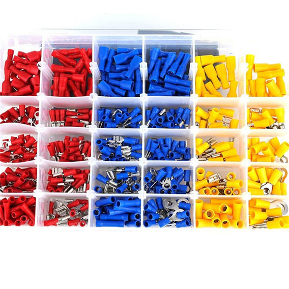 720pcs Terminal Prensado Terminal Aisladas Conectores Kit