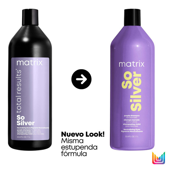 Shampoo Matrix So Silver Neutraliza Tonos Amarillos 1000ml
