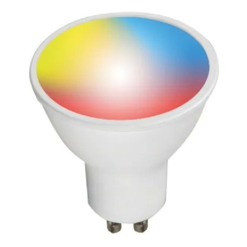 Lampara Led Smart Dicroica Rgb Wifi Gu10 5w Tbcin Color de la luz AMARILLO, BLANCA, RGB