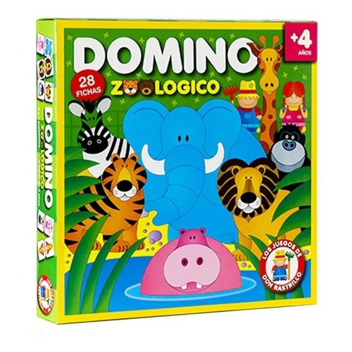 Juego De Mesa Domino Zoologico Don Rastrillo Ruibal