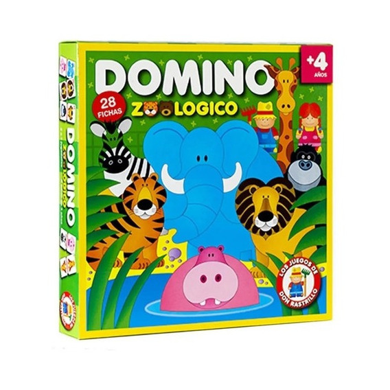 Juego De Mesa Domino Zoologico Don Rastrillo Ruibal