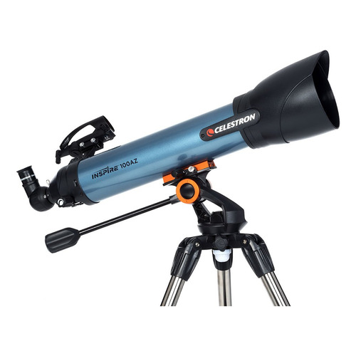 Celestron Inspire 100az - Adaptador Refractor Para Teléfon. Color Azul