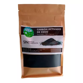 Carbon Activado Granulado De Coco X 500 Grs.