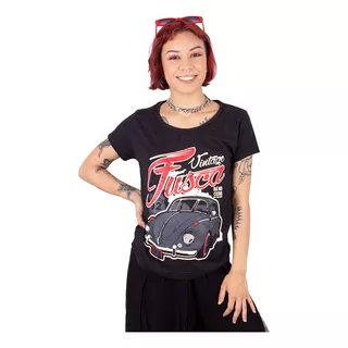 Camiseta Feminina Rat Fusca Preta