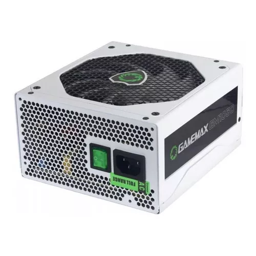 Fonte de alimentação para PC GameMax Semi-Modular Series GM-600 600W branca  100V/240V