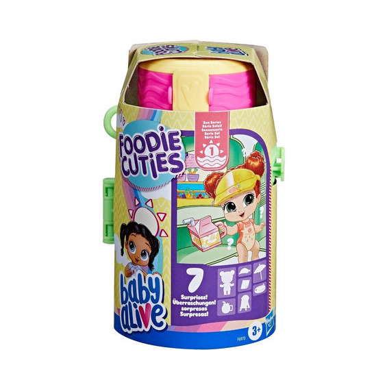 Baby Alive Foodie Cuties Muñeca Sorpresa Con Acc. - Hasbro